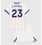Billige Chelsea Geovany Quenda #23 Tredje trøje Børn 2026-27 Kort ærmer (+ bukser)