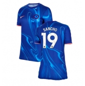 Billige Chelsea Jadon Sancho #19 Hjemmebanetrøje Dame 2024-25 Kort ærmer