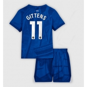 Billige Chelsea Jamie Gittens #11 Hjemmebanetrøje Børn 2025-26 Kort ærmer (+ bukser)