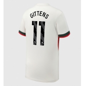 Billige Chelsea Jamie Gittens #11 Udebanetrøje 2025-26 Kort ærmer