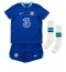 Billige Chelsea Jorginho #5 Hjemmebanetrøje Børn 2022-23 Kort ærmer (+ bukser)
