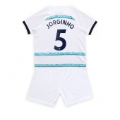 Billige Chelsea Jorginho #5 Udebanetrøje Børn 2022-23 Kort ærmer (+ bukser)