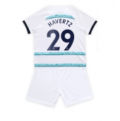 Billige Chelsea Kai Havertz #29 Udebanetrøje Børn 2022-23 Kort ærmer (+ bukser)