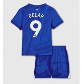 Billige Chelsea Liam Delap #9 Hjemmebanetrøje Børn 2025-26 Kort ærmer (+ bukser)