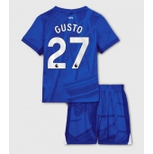 Billige Chelsea Malo Gusto #27 Hjemmebanetrøje Børn 2025-26 Kort ærmer (+ bukser)