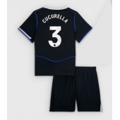 Billige Chelsea Marc Cucurella #3 Tredje trøje Børn 2025-26 Kort ærmer (+ bukser)