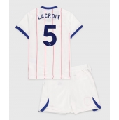Billige Chelsea Maxence Lacroix #5 Tredje trøje Børn 2026-27 Kort ærmer (+ bukser)