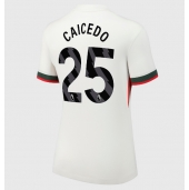 Billige Chelsea Moises Caicedo #25 Udebanetrøje Dame 2025-26 Kort ærmer