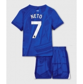 Billige Chelsea Pedro Neto #7 Hjemmebanetrøje Børn 2025-26 Kort ærmer (+ bukser)