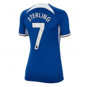 Billige Chelsea Raheem Sterling #7 Hjemmebanetrøje Dame 2023-24 Kort ærmer