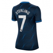 Billige Chelsea Raheem Sterling #7 Udebanetrøje Dame 2023-24 Kort ærmer