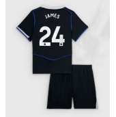 Billige Chelsea Reece James #24 Tredje trøje Børn 2025-26 Kort ærmer (+ bukser)