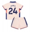 Billige Chelsea Reece James #24 Udebanetrøje Børn 2024-25 Kort ærmer (+ bukser)