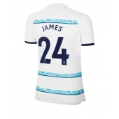 Billige Chelsea Reece James #24 Udebanetrøje Dame 2022-23 Kort ærmer