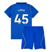 Billige Chelsea Romeo Lavia #45 Hjemmebanetrøje Børn 2026-27 Kort ærmer (+ bukser)