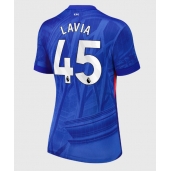 Billige Chelsea Romeo Lavia #45 Hjemmebanetrøje Dame 2025-26 Kort ærmer