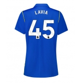 Billige Chelsea Romeo Lavia #45 Hjemmebanetrøje Dame 2026-27 Kort ærmer
