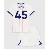 Billige Chelsea Romeo Lavia #45 Tredje trøje Børn 2026-27 Kort ærmer (+ bukser)