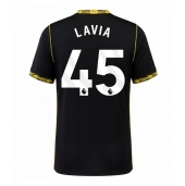Billige Chelsea Romeo Lavia #45 Udebanetrøje 2026-27 Kort ærmer