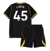Billige Chelsea Romeo Lavia #45 Udebanetrøje Børn 2026-27 Kort ærmer (+ bukser)