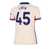 Billige Chelsea Romeo Lavia #45 Udebanetrøje Dame 2024-25 Kort ærmer