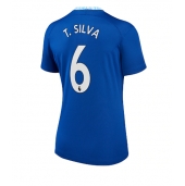 Billige Chelsea Thiago Silva #6 Hjemmebanetrøje Dame 2022-23 Kort ærmer
