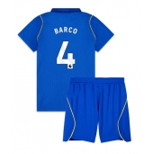 Billige Chelsea Valentin Barco #4 Hjemmebanetrøje Børn 2026-27 Kort ærmer (+ bukser)