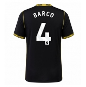 Billige Chelsea Valentin Barco #4 Udebanetrøje 2026-27 Kort ærmer