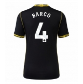 Billige Chelsea Valentin Barco #4 Udebanetrøje Dame 2026-27 Kort ærmer