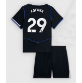 Billige Chelsea Wesley Fofana #29 Tredje trøje Børn 2025-26 Kort ærmer (+ bukser)