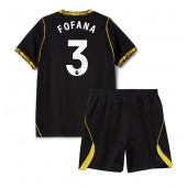 Billige Chelsea Wesley Fofana #3 Udebanetrøje Børn 2026-27 Kort ærmer (+ bukser)