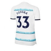 Billige Chelsea Wesley Fofana #33 Udebanetrøje Dame 2022-23 Kort ærmer