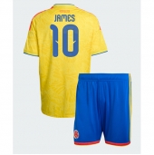 Billige Colombia James Rodriguez #10 Hjemmebanetrøje Børn VM 2026 Kort ærmer (+ bukser)