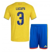 Billige Colombia Jhon Lucumi #3 Hjemmebanetrøje Børn VM 2026 Kort ærmer (+ bukser)