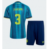 Billige Colombia Jhon Lucumi #3 Udebanetrøje Børn VM 2026 Kort ærmer (+ bukser)