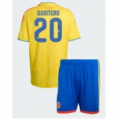 Billige Colombia Juan Fernando Quintero #20 Hjemmebanetrøje Børn VM 2026 Kort ærmer (+ bukser)
