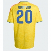 Billige Colombia Juan Fernando Quintero #20 Hjemmebanetrøje VM 2026 Kort ærmer