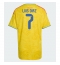 Billige Colombia Luis Diaz #7 Hjemmebanetrøje Dame VM 2026 Kort ærmer