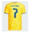 Billige Colombia Luis Diaz #7 Hjemmebanetrøje VM 2026 Kort ærmer