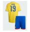 Billige Colombia Rafael Santos Borre #19 Hjemmebanetrøje Børn VM 2026 Kort ærmer (+ bukser)