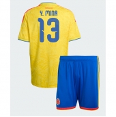 Billige Colombia Yerry Mina #13 Hjemmebanetrøje Børn VM 2026 Kort ærmer (+ bukser)