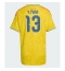 Billige Colombia Yerry Mina #13 Hjemmebanetrøje Dame VM 2026 Kort ærmer