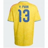 Billige Colombia Yerry Mina #13 Hjemmebanetrøje VM 2026 Kort ærmer