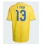 Billige Colombia Yerry Mina #13 Hjemmebanetrøje VM 2026 Kort ærmer