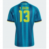 Billige Colombia Yerry Mina #13 Udebanetrøje VM 2026 Kort ærmer
