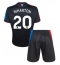 Billige Crystal Palace Adam Wharton #20 Tredje trøje Børn 2024-25 Kort ærmer (+ bukser)
