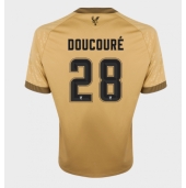 Billige Crystal Palace Cheick Doucoure #28 Udebanetrøje 2025-26 Kort ærmer
