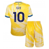 Billige Crystal Palace Eberechi Eze #10 Udebanetrøje Børn 2024-25 Kort ærmer (+ bukser)