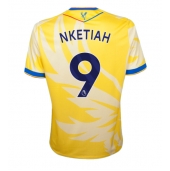 Billige Crystal Palace Eddie Nketiah #9 Udebanetrøje 2024-25 Kort ærmer