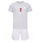 Billige Danmark Kasper Dolberg #12 Udebanetrøje Børn VM 2022 Kort ærmer (+ bukser)
